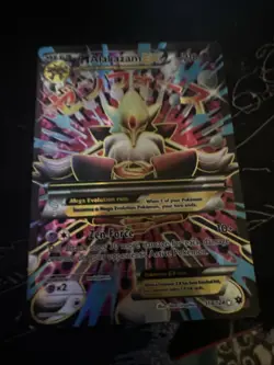 Mega M Alakazam EX Full Art Holo Card 118/124 XY Fates Collide - Image 2