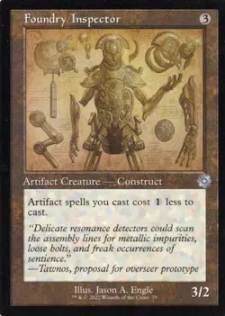 MTG Foundry Inspector (Schematic) - The Brothers' War: Retro Frame Artifacts 79 - Image 1