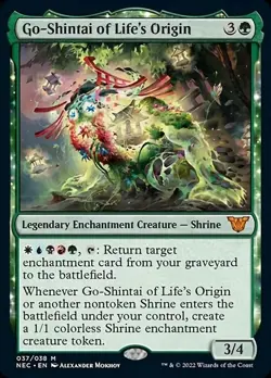 MTG Go-Shintai of Life's Origin Kamigawa: Neon Dynasty Commander 37 - Image 1