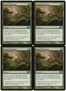 MTG Fungal Sprouting x4 Magic 2013 Uncommon NM/LP Playset - Image 1