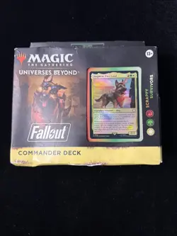 NEW MTG Magic The Gathering FALLOUT Commander Deck Scrappy Survivors Universes - Image 1