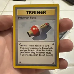 Pokemon Flute 086/102 Base Set (Shadowless) Regular - Image 1