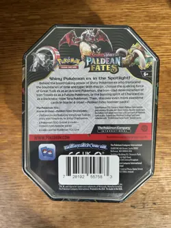 Pokemon Scarlet & Violet—Paldean Fates Great Tusk ex Foil Promo Tin - Image 2