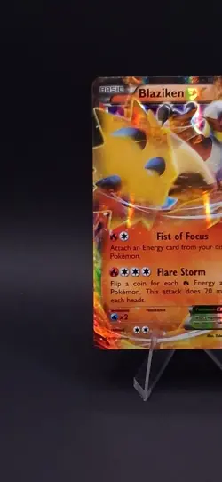 Blaziken EX XY54 - Holofoil Ultra Rare - Black Star Promo - Pokemon TCG - LP/NM - Image 3