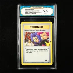 TQG 9.5 MINT+ 2021 Pokemon ENG Here Comes Team Rocket! 15/82 R - Image 1