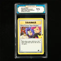 TQG 9.5 MINT+ 2021 Pokemon ENG Here Comes Team Rocket! 15/82 R - Image 2