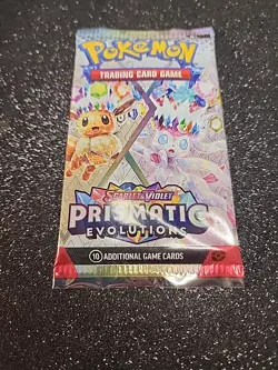 🔥 Pokemon TCG Scarlet and Violet Prismatic Evolutions x1 Booster Pack - Image 4