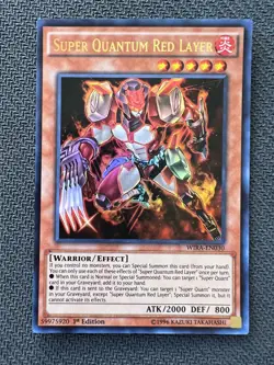 Yugioh Super Quantum Red Layer 1st Edition Ultra Rare WIRA-EN030 NM - Image 1