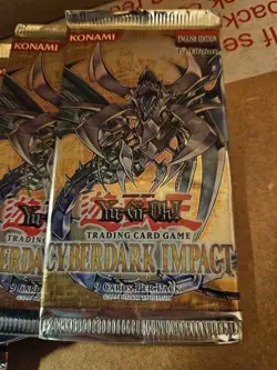 yugioh cyberdark impact 1st edition Booster Pack, NEW SEALED ENGLISH - Unweighed - Image 2