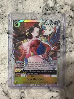One Piece The Azure Sea's Seven Boa Hancock OP14-112 SR Foil NM - Image 1
