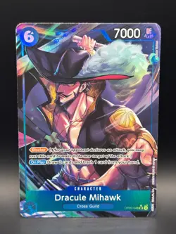 Dracule Mihawk Alt Art OP09-048 Emperors in the New World One Piece TCG English - Image 1