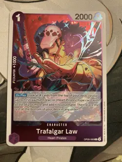 One Piece! Trafalgar Law - Foil Rare - Emperors in the New World - OP09-069 - NM - Image 1