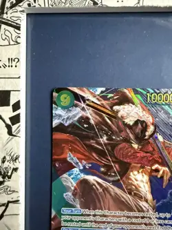 One Piece TCG - The Azure Sea's Seven - Dracule Mihawk OP14-119 SEC Alt Art - Image 2