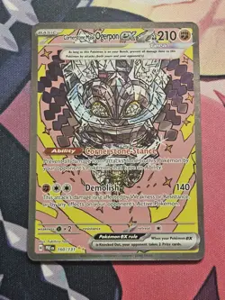 Pokemon Cornerstone Mask Ogerpon ex 160/131 Sv: Prismatic Evolutions SIR NM - Image 1