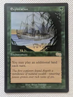 Exploration - NM - MTG URZA'S SAGA - Magic the Gathering Card - Image 1