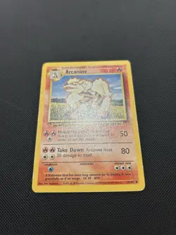Arcanine 23/102 | Base Set | Non Holo Pokemon Card LP - Image 2