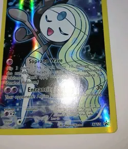 Pokemon MELOETTA XY120 Holo Black Star Promo Full Art NM 🌟 2016 TCG Card - Image 2