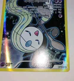 Pokemon MELOETTA XY120 Holo Black Star Promo Full Art NM 🌟 2016 TCG Card - Image 5