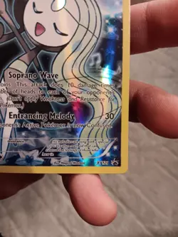 Meloetta XY120 Black Star Promo Pokemon Card Lightly Played - Image 4