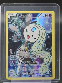 MELOETTA 2016 POKEMON XY BLACK STAR PROMO FULL ART HOLO #XY120 - Image 1