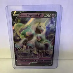 Galarian Rapidash V SWSH111 SWSH: Sword & Shield Promo Cards Holo - Image 1