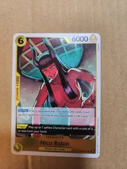 One Piece Card Game Emperors in the New World Nico Robin Foil Card OP09-107 - Image 1