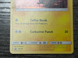 POKEMON CARD HOLO DETECTIVE PIKACHU SM190 PROMO 2019 LP - Image 3
