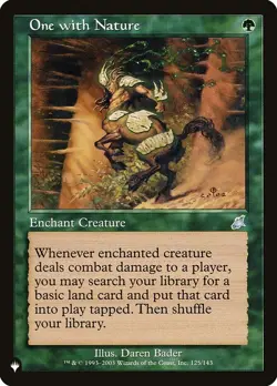 One with Nature The List Regular Uncommon #125 NM MTG - Image 1