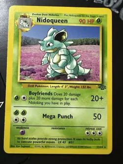 Nidoqueen 23/64, Jungle Set Pokemon TCG, WOTC Vintage 1999, Non Holo Rare, LP/NM - Image 1