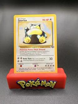 Pokemon TCG Snorlax Jungle Card 27/64 Unlimited Rare, LP Non-Holo Condition - Image 1