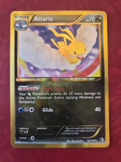 Pokemon TCG Altaria Boundaries Crossed Holo Card 152/149 Secret Rare - Image 1