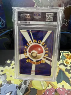 Pokemon TCG Blaine's Moltres Holo bowtie Swirl🌀Japanese Edition PSA 9 - Image 2