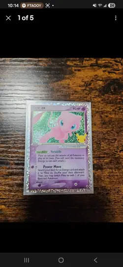 Ampharos ex 89/97 EX Dragon set 2003 Pokemon holo rare card MP Plus Mew 25 Anniv - Image 4