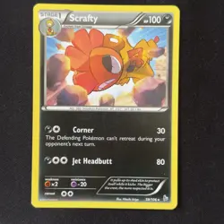 Scrafty 59/106 Rare XY - Flashfire 2014 Pokemon TCG English - Image 1