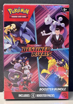 Pokemon Destined Rivals Booster Bundle and 4 Sleeved Booster Packs New/Sealed - Image 2