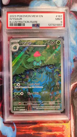 PSA 9 Pokemon Ivysaur Special Illustration Rare 151 167/165 ENG 2023 🔥 - Image 1