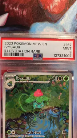 PSA 9 Pokemon Ivysaur Special Illustration Rare 151 167/165 ENG 2023 🔥 - Image 2