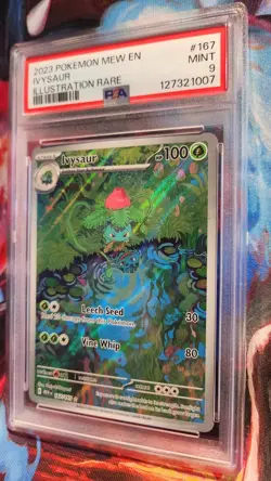 PSA 9 Pokemon Ivysaur Special Illustration Rare 151 167/165 ENG 2023 🔥 - Image 3