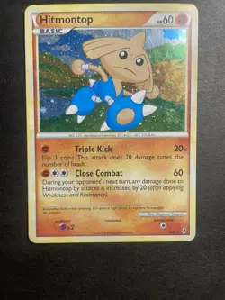 Pokemon TCG Hitmontop 8/95 Call of Legends Holo LP- - Image 2