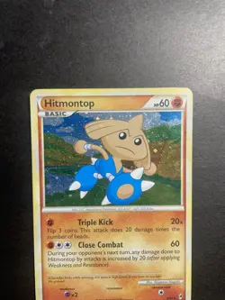 Pokemon TCG Hitmontop 8/95 Call of Legends Holo LP- - Image 3