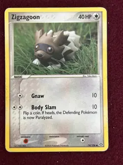Zigzagoon 74/106 Common Emerald Pokemon Lightly/Moderately Played - Image 1