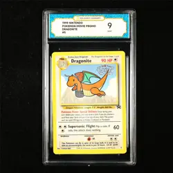 TQG 9 MINT 1999 Pokemon ENG Dragonite #5 Promo - Image 2