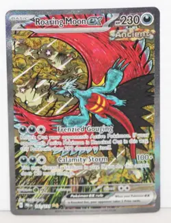 2025 Pokemon Roaring Moon ex #162/131 Prismatic Evolutions SIR Illustration Rare - Image 1