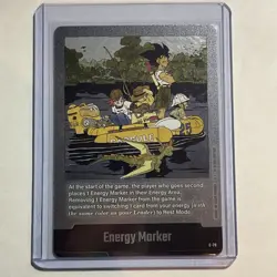 Energy Marker E-79 Silver Manga Booster 02 Dragon Ball Card Fusion World English - Image 1