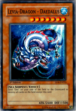 Levia-Dragon - Daedalus - SD4-EN010 - Common - 1st Ed - LP Yugioh TCG - Image 1