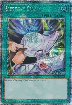 Yugioh! Destiny Draw - RA03-EN173 - Quarter Century Secret Rare - 1st Edition Ne - Image 1