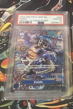One Piece TCG Kaido SP Alt Art OP04-044 ENGLISH | PSA 10 Gem - Image 1