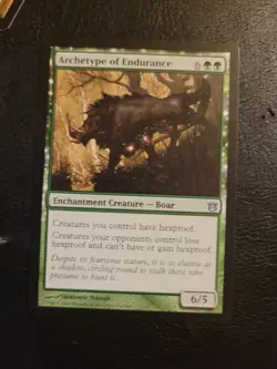 Archetype of Endurance Born of the Gods Magic The Gathering MTG Card Boar LP - Image 1