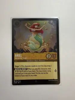 Ariel - Spectacular Singer Disney Lorcana The First Chapter Cold Foil 2/204 - Image 1