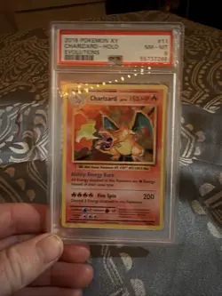 2016 Charizard Reverse Holo Pokemon XY Evolutions PSA 8 Nm/mt - Image 1